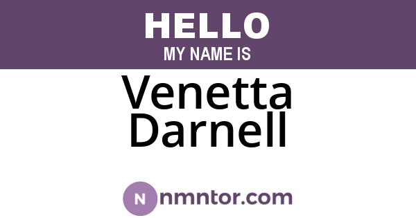 Venetta Darnell