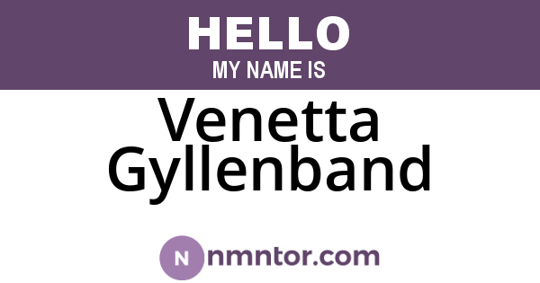 Venetta Gyllenband