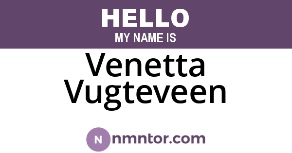 Venetta Vugteveen