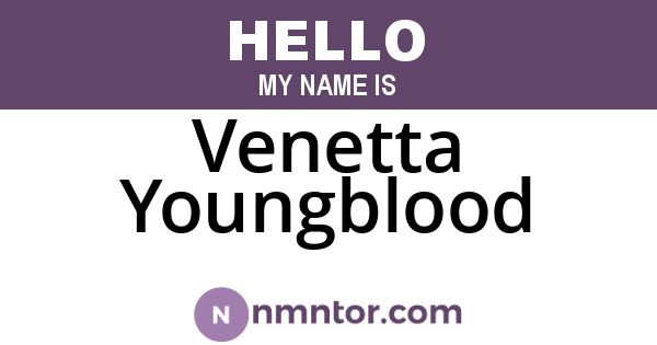 Venetta Youngblood