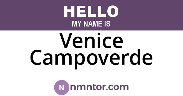 Venice Campoverde