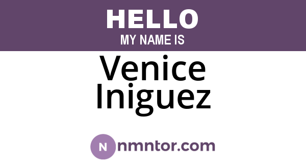 Venice Iniguez