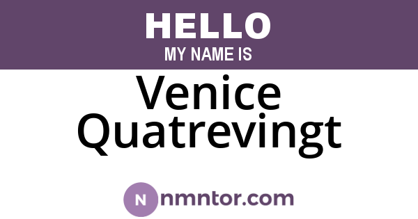 Venice Quatrevingt