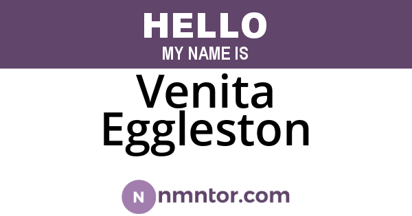 Venita Eggleston