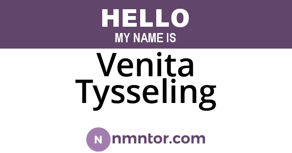 Venita Tysseling