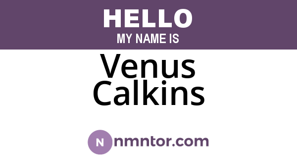 Venus Calkins