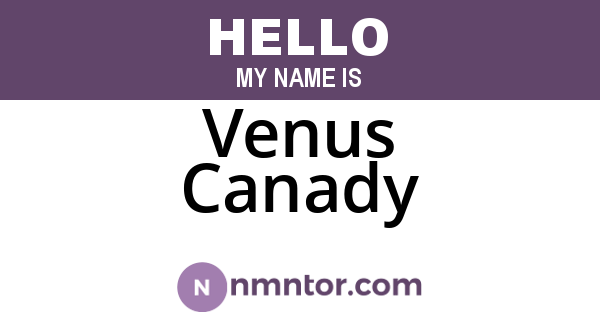 Venus Canady