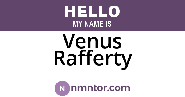 Venus Rafferty