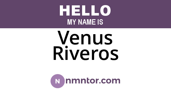 Venus Riveros