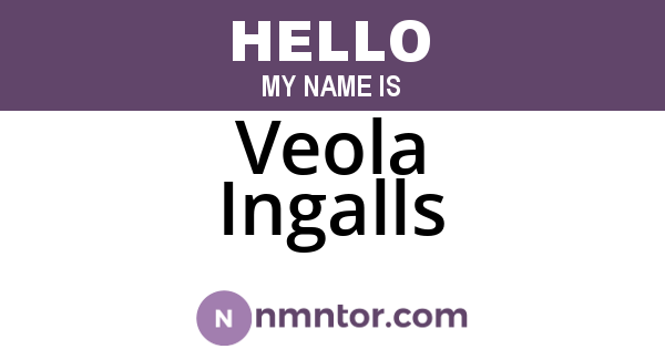 Veola Ingalls