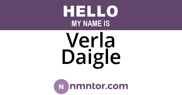 Verla Daigle