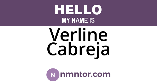 Verline Cabreja