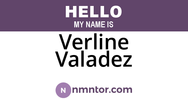 Verline Valadez