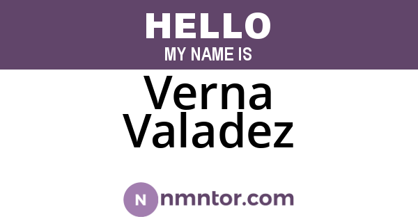 Verna Valadez