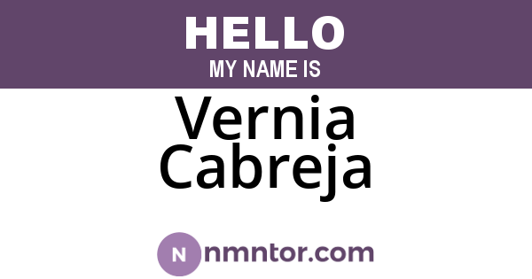 Vernia Cabreja