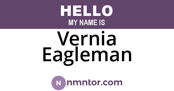 Vernia Eagleman