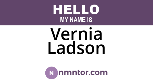 Vernia Ladson