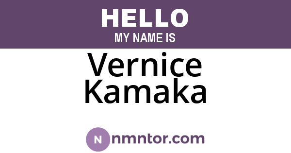 Vernice Kamaka