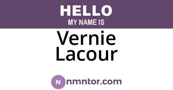 Vernie Lacour