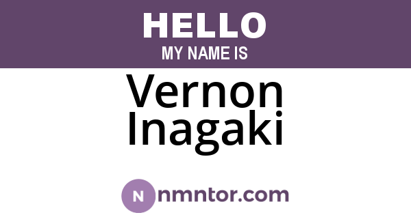 Vernon Inagaki