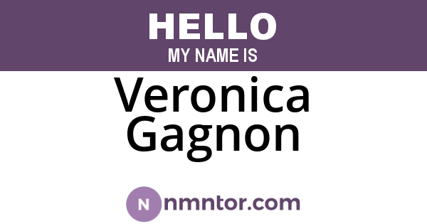 Veronica Gagnon