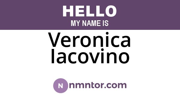 Veronica Iacovino