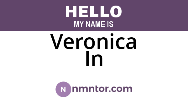 Veronica In