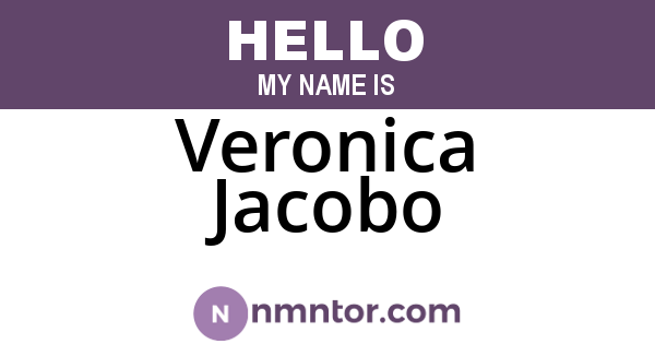Veronica Jacobo