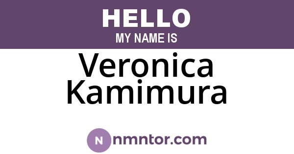 Veronica Kamimura