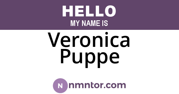 Veronica Puppe