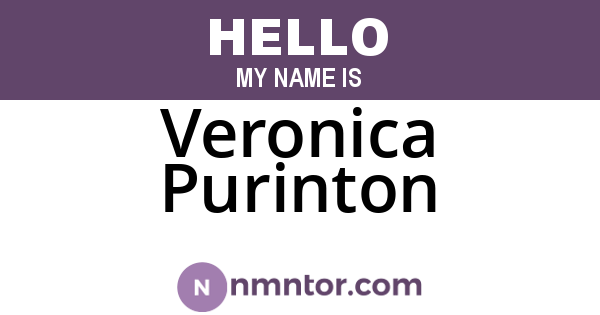 Veronica Purinton