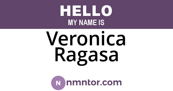 Veronica Ragasa