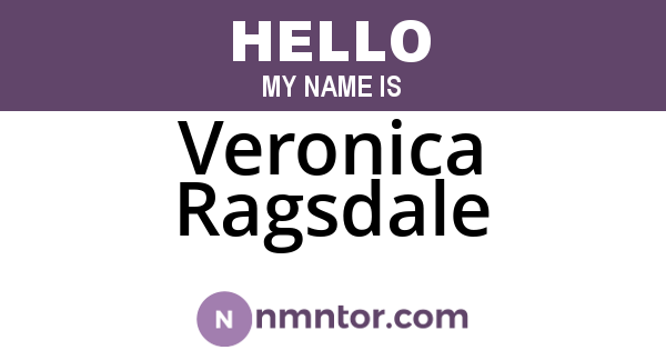Veronica Ragsdale