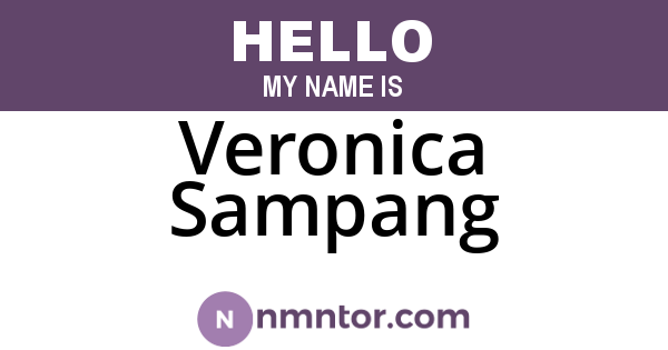 Veronica Sampang
