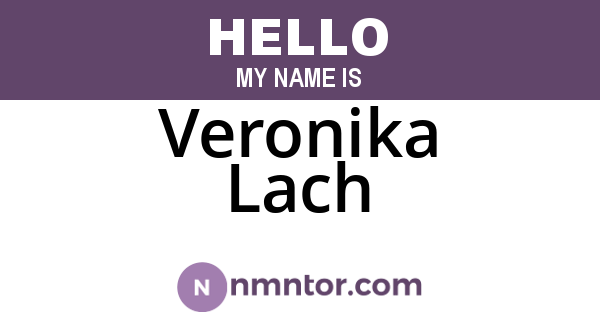 Veronika Lach