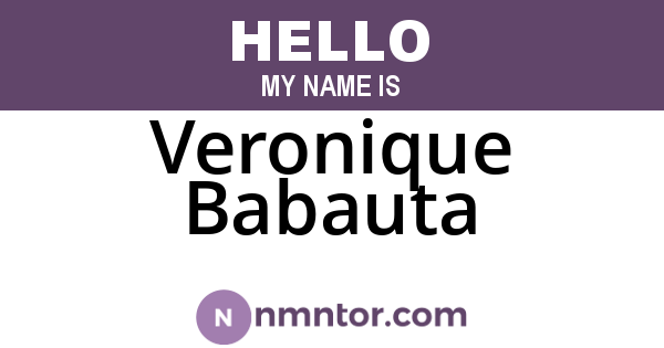 Veronique Babauta