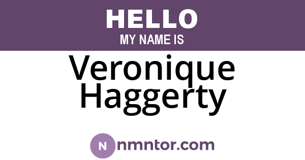 Veronique Haggerty