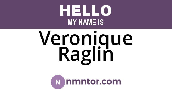 Veronique Raglin