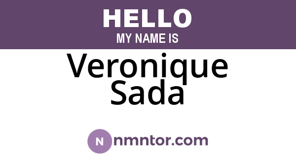 Veronique Sada