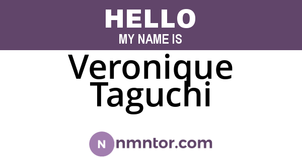 Veronique Taguchi