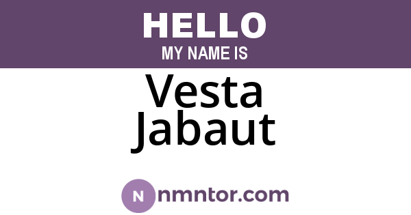 Vesta Jabaut