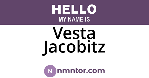 Vesta Jacobitz