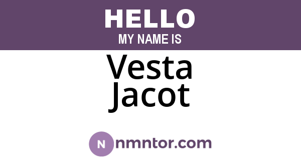 Vesta Jacot