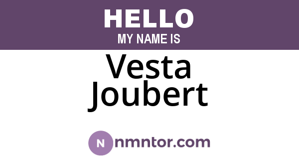 Vesta Joubert