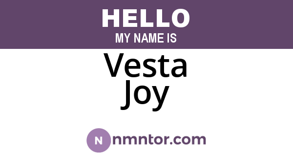 Vesta Joy
