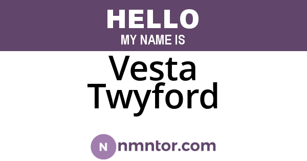 Vesta Twyford