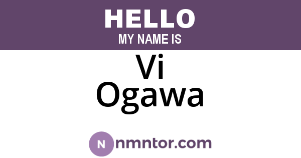 Vi Ogawa