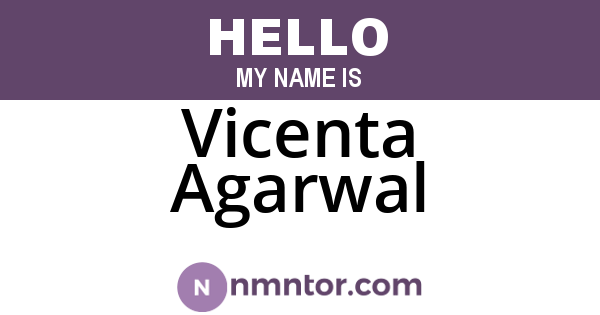 Vicenta Agarwal