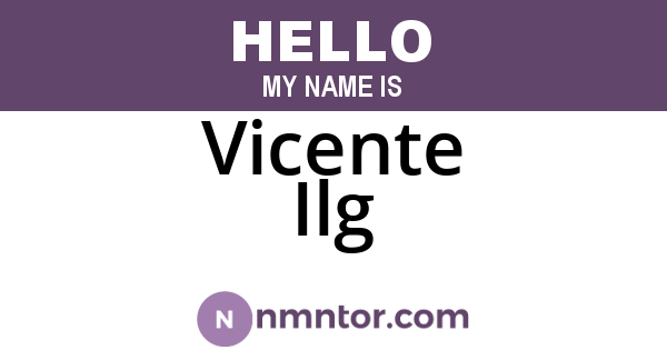 Vicente Ilg