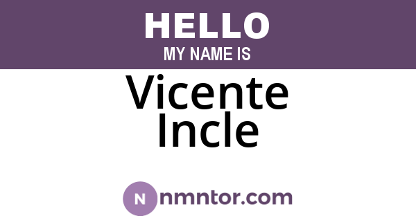 Vicente Incle